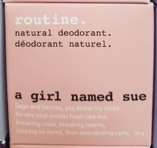 Routine - A Girl Named Sue De-Odor Cream
